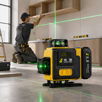 Niveau laser portable à faisceau vert, auto-nivelant, IP54, étanche à la poussière, outil de mesure idéal pour la construction et le positionnement