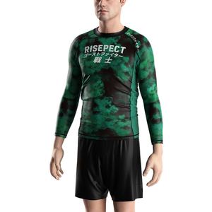 Camiseta de Compresión de Manga Larga con Diseño Warrior for the Future, Rashguard de Jiu-Jitsu, Rash Guard sin Estampado - Product Image 5