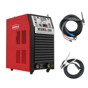 380V best quality good price industrial inverter ac dc GTAW welding tig steel aluminum welder with pulse WSE-500 for sale