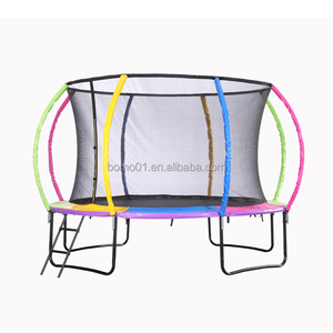 Zoshine <span class=keywords><strong>Trampoline</strong></span> extérieur PVC filet de sécurité en plastique alliage acier cadre diamètre 244/305/<span class=keywords><strong>365</strong></span>/426 cm GS certifié usage domestique enfants - Product Image 1