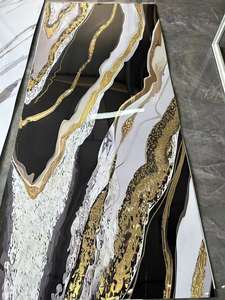 <span class=keywords><strong>Vente</strong></span> chaude, bonne qualité, panneau en PVC marbré 3D imprimé, 1220*2440*3mm, pour la décoration murale - Product Image 3