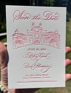 Invitations <span class=keywords><strong>de</strong></span> <span class=keywords><strong>mariage</strong></span> en typographie traditionnelle, avec motif <span class=keywords><strong>de</strong></span> l'endroit du <span class=keywords><strong>mariage</strong></span> personnalisé, papeterie <span class=keywords><strong>de</strong></span> <span class=keywords><strong>mariage</strong></span> <span class=keywords><strong>de</strong></span> luxe - Product Image 6