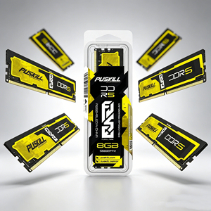 PUSKILL DDR5 8GB Kit 2x32GB 5600MHz 6000MHz Mémoire de bureau UDIMM 288 broches Double canal ECC pour Workstation et Création de contenu - Product Image 1