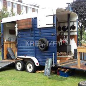 รถขายอาหารรถบรรทุกอาหารมีอุปกรณ์ครบครันจากประเทศจีนรถลากจำหน่ายกาแฟชาแบบยุโรปออกแบบได้ตามต้องการ - Product Image 2