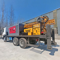 600 mètres de profondeur équipement de forage minier Machine puits d'eau forage monté sur camion