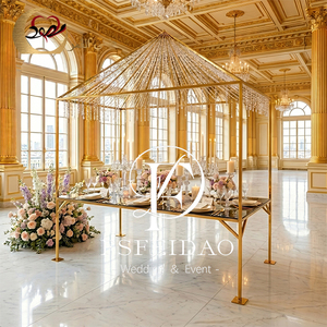 Mesa de Comedor Moderna con Marco Metálico Rectangular, Tapa de Vidrio Templado y Cristal Decorativo para un Elegante Mueble de Comedor - Product Image 2