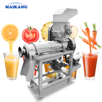 Extractor de Jugo Automático de Doble Motor con Alta Capacidad, Acero Inoxidable SUS 304, para Manzana, Tomate y Más