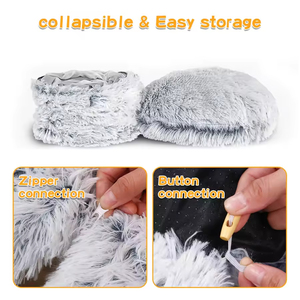 Túnel para Gatos de Peluche Multifuncional 2025, con Cama, Apto para Juguetes de Gatos de Interior, Cálido, Plegable, Cama Túnel para Gatos - Product Image 6