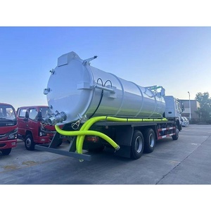 Camion-citerne à vide pour eaux usées HOWO 6X4 de 20 m³ à usage intensif, camions de nettoyage des eaux usées - Product Image 6