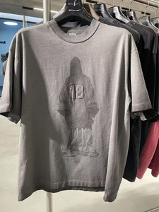 T-shirts brodés personnalisés pour hommes Broderie colorée T-shirt en coton Vêtements T-shirt à manches courtes pour hommes - Product Image 4