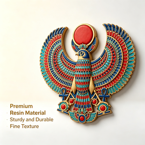 <span class=keywords><strong>Ägypten</strong></span> UV-Harz-Kunsthandwerk Altägyptischer Horus 3D Geprägter Harz-Kühlschrankmagnet <span class=keywords><strong>Ägypten</strong></span> Souvenir Geschenk Heimdekoration - Product Image 3
