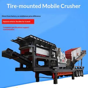 Trituradora de Cono Móvil para Neumáticos, Equipo de Trituración de Minerales Resistente al Desgaste y Confiable, Trituradora de Roca para Residuos de Construcción de Hormigón - Product Image 5