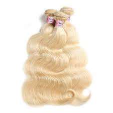 613 Blonde Extensions de Cheveux Humains Indien Vierge Temple Bundles de Cheveux Humains Top Qualité 12A Grade Cheveux Ondulés Naturels - Product Image 2