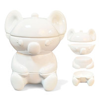 Service de vaisselle en mélamine HCMA, compatible lave-vaisselle, motifs 3D de dessins animés, assiettes et bols pour restaurants, hôtels, traiteurs et cantines