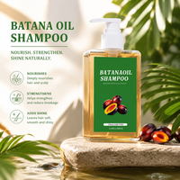 Crème nourrissante à l'huile de Batana biologique et au romarin, shampoing anti-frisottis 300ml en flacon pompe pour adultes, vente en gros, OEM, ODM, personnalisé