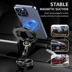 Support de téléphone pour tableau de bord, support magnétique pour voiture, support de téléphone <span class=keywords><strong>portable</strong></span> universel pour voiture - Product Image 4