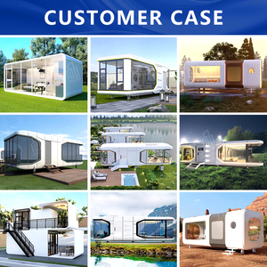 20ft thép không gian container viên nang cafe cửa hàng văn phòng căn hộ ngoài trời trong nhà kinh doanh di động không gian nhà viên nang - Product Image 4