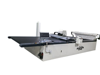 Máquina de Corte de Tela Automática CNC de Múltiples Capas PD-2025L con Motor de 28KW para Mochilas de Lona, Bolsos, Monederos, Tarjeteros