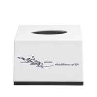 Heaidea Logo personnalisé en plastique cuisine Restaurant serviette boîte de rangement Commercial bureau porte-papier facial distributeurs de mouchoirs