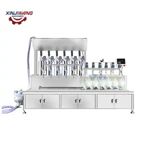 Small automatic doypack liquid jam paste oil detergent shampoo spout pouch filling capping machine