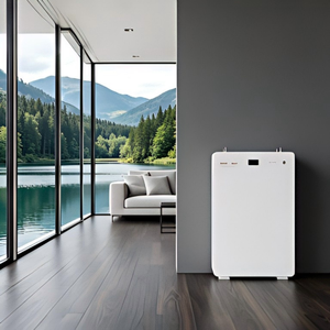 Système de stockage d'énergie domestique JIKAI léger 51,2 V IP65 10 kWh, batterie LiFePO4 verticale à montage au sol - Product Image 3