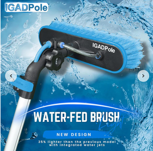 Kit <span class=keywords><strong>de</strong></span> nettoyage <span class=keywords><strong>de</strong></span> poteau alimenté en eau réglable <span class=keywords><strong>de</strong></span> 5M, brosse <span class=keywords><strong>de</strong></span> panneau solaire avec poteau <span class=keywords><strong>de</strong></span> nettoyage <span class=keywords><strong>et</strong></span> équipement <span class=keywords><strong>de</strong></span> <span class=keywords><strong>lavage</strong></span> <span class=keywords><strong>de</strong></span> fenêtre extérieur - Product Image 2