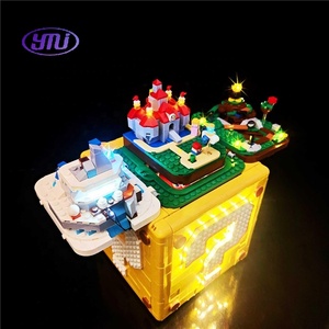新设计塑料组装玩具砖超级兄弟Marioed问号盒积木玩具圣诞礼物 - Product Image 6