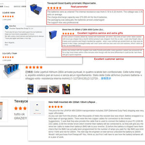 Batterie solaire hybride empilable LiFePO4 15 kWh 51,2 V 300 Ah avec BMS 200 A intégré au sol, 6000+ cycles, pour l'énergie domestique (Stock US) - Product Image 5