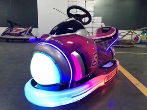 Coche Eléctrico de Bajo Precio para Parque de Atracciones, Vehículo con Luces LED y Música para Centro Comercial, Atracción Directa de Fábrica - Product Image 3