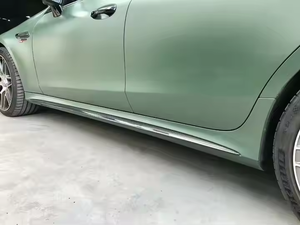 Matériel supérieur BS Style fibre de carbone diffuseur de lèvre avant pare-chocs <span class=keywords><strong>Amg</strong></span> Gt50 Gt53 Gt63 kits de carrosserie pour mercedes-benz <span class=keywords><strong>Amg</strong></span> Gt50 Gt53 Gt63 - Product Image 4