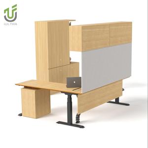 Iultra hoàn thành giải pháp công thái học thiết kế hiện đại bàn đứng với màn hình VESA gắn điện Bàn phím có khớp nối khay - Product Image 3