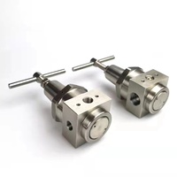 Régulateur haute pression pneumatique en acier inoxydable 304, 40 bars, vanne de réduction de pression pour compresseur d'air de Machine de moulage par soufflage