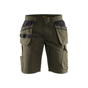 BLAKLADER - 149413304599C56 Pantalones cortos de servicio con bolsillos para uñas Verde Oliva oscuro/Negro-PANTALÓN DE TRABAJO EAN 7330509688571 PANTALONES CORTOS DE TRABAJO - Product Image 1