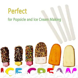 Wholesale New Style Eco Friendly Wooden Ice Cream Sticks Custom Packaging Wooden Stick Disposable Popsicle Sticks
