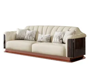 European classic corner sofa genuine leather unique design set i shaped sofa set modern furniture living room