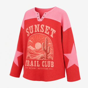 Pull de hockey personnalisé en tricot gaufré, col en V, manches rayées, nom et numéro personnalisés, pull de sport - Product Image 4