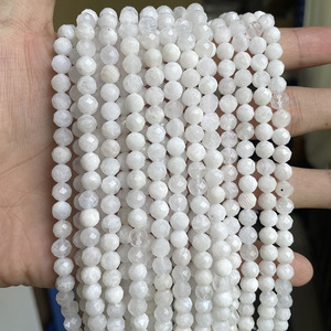 Venta al por Mayor de Cuentas Sueltas de Piedras Preciosas Naturales Redondas y Facetadas, Tira de Cuentas de Piedra Tallada para la Fabricación de Joyería DIY, 6MM 8MM, 38CM - Product Image 4
