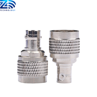 Connecteur adaptateur Rf Coaxial droit, mâle vers Bnc femelle