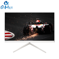 Monitor de ordenador de 27 pulgadas, pantalla LED fina de 1080P, 75Hz, frecuencia de actualización con VGA y Audio incorporado, altavoz VESA Compatible