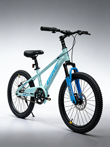 Vélo pour enfants de 18 à 22 pouces avec cadre en acier, jantes en alliage d'aluminium, suspension avant, roues d'apprentissage, vitesse unique, freins V doubles - Product Image 5