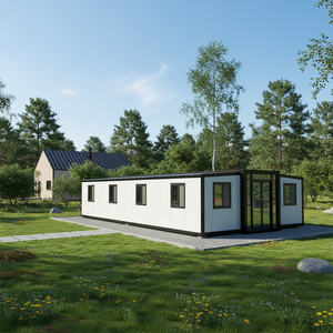 Maison Conteneur en Bois et Acier Extensible 10 pieds 2-3 Chambres Salle de Bain Appartement <span class=keywords><strong>Atelier</strong></span> Design Contemporain - Product Image 1