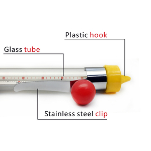 Thermomètre à bonbons avec pince à Pot, thermomètre à huile de gelée de <span class=keywords><strong>sucre</strong></span> avec crochet de suspension, thermomètre en acier inoxydable - Product Image 5