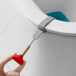 재미있는 디자인 유연한 아이 실리콘 변기 커버 뚜껑 리프터 핸들 방지 접촉