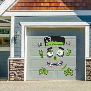 Kit de Imanes de Resina para Refrigerador de Halloween, Araña, Bruja, Calabaza Malvada, Cara de Monstruo Verde, Decoración Magnética para Puerta de Garaje, Logotipo Personalizado - Product Image 1