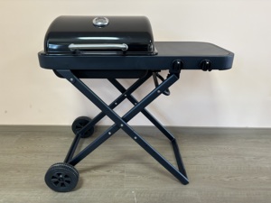 Table d'appoint pliable en métal moderne avec couvercle pratique à transporter <span class=keywords><strong>pour</strong></span> <span class=keywords><strong>terrasses</strong></span> extérieures Barbecue au gaz liquéfié Charrette à bras - Product Image 5