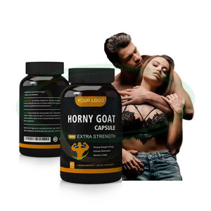Cápsulas de Hierba de Cabra en Celo (Horny Goat Weed) Orgánicas Certificadas OEM ASAP, Suplemento Herbal Energético para Hombres Adultos y Mujeres No Embarazadas - Grado Alimenticio 500mg - Product Image 1