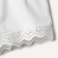 Ensemble de jeu pour bébés et petites filles Custom Essentials X Sofia Grainge, haut en coton à œillets et short, multipacks