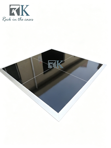 Panel de Piso de Baile Negro Moderno RK para Decoración de Bodas, Escenario Interior - Product Image 1