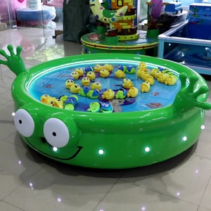 Máquina de juego infantil popular en inglés, equipo de parque de atracciones de rompecabezas operado con monedas, de pesca de ranas, hecho a mano, para interiores - Product Image 1