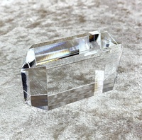 Support de stylos de luxe clair en forme d'art porte-stylo acrylique transparent Lucite porte-stylo poli